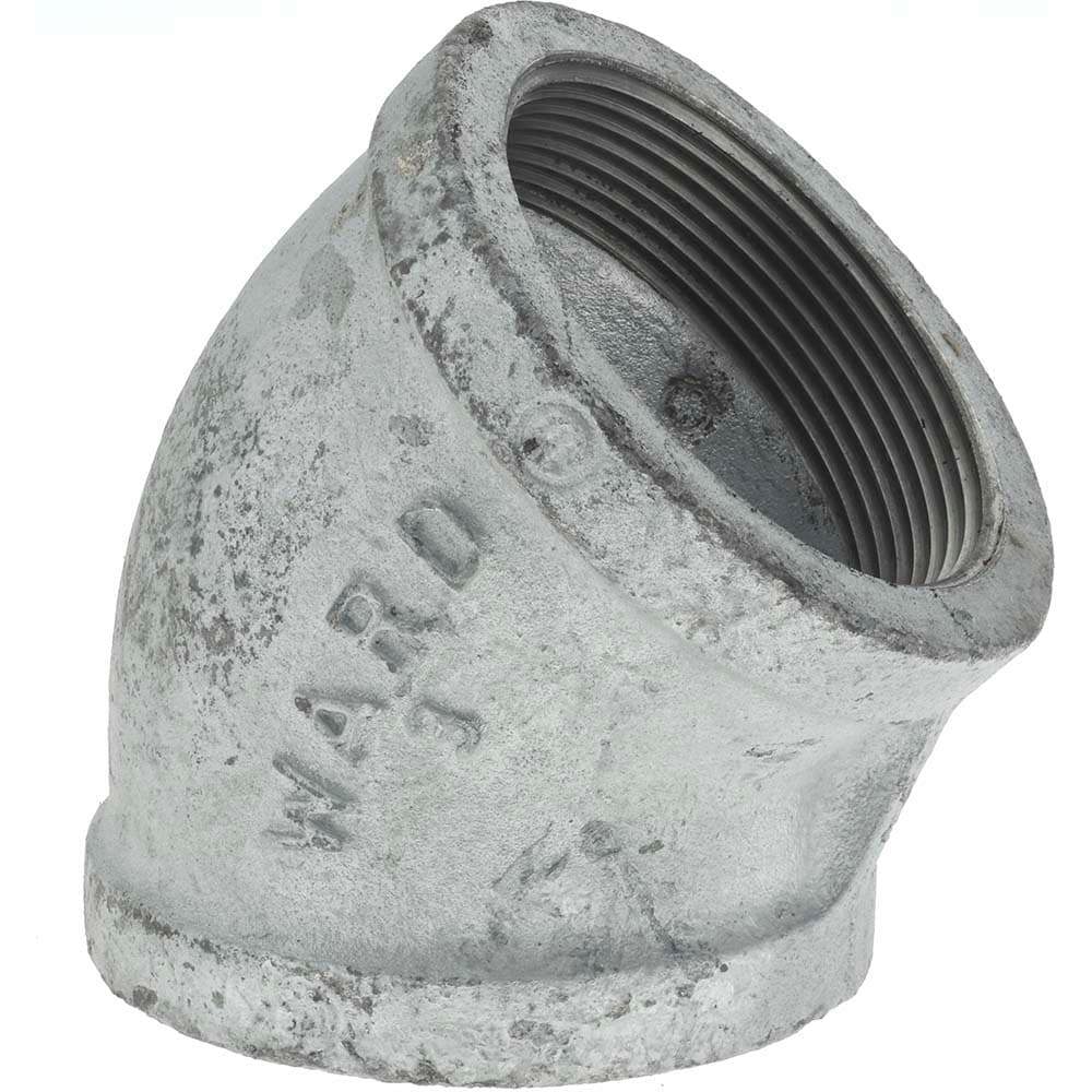 Malleable Iron Pipe 45 &deg; Elbow: 3