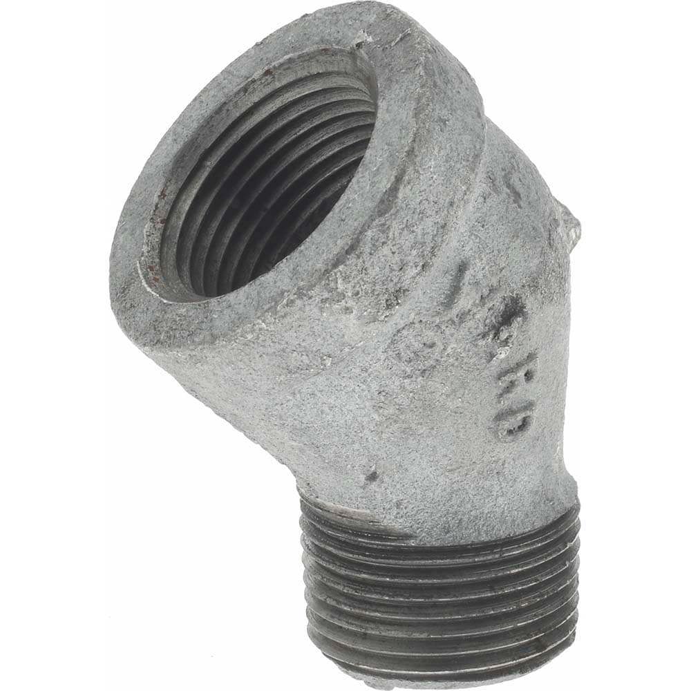 Malleable Iron Pipe 45 &deg; Street Elbow: 3/4