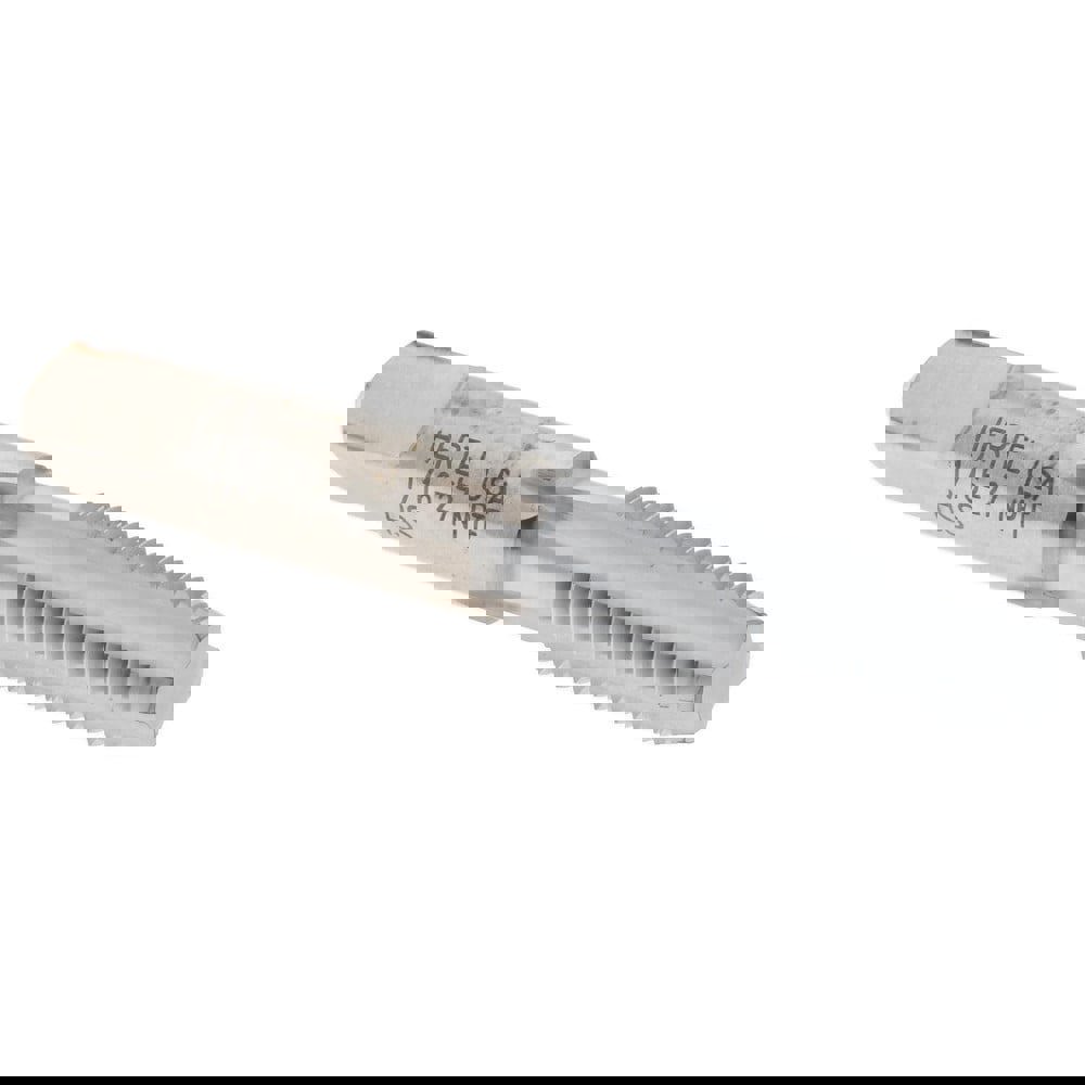 Standard Pipe Tap: 1/16-27, NPTF, 4 Flutes, High Speed Steel, Chrome Finish