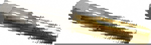 Standard Pipe Tap: 1/16-27, NPTF, 4 Flutes, High Speed Steel, TiN Finish