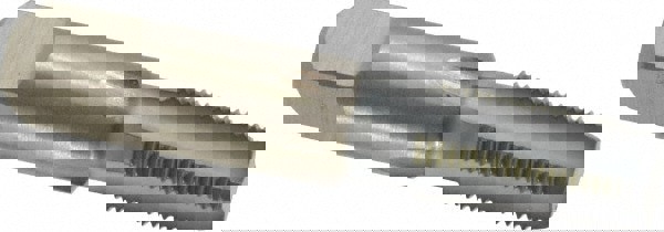 Standard Pipe Tap: 1/8-27, NPTF, 4 Flutes, High Speed Steel, Chrome Finish