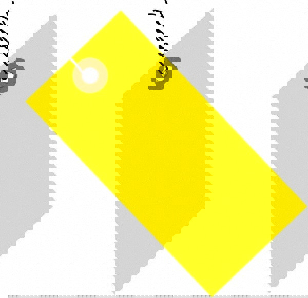 Blank Tag: Rectangle, Polypropylene