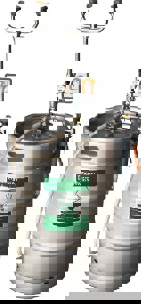 15 Gallon, 0.65 GPM Flow Rate at 80 PSI, Pressurized with Drench Hose, Portable Eye Wash Station