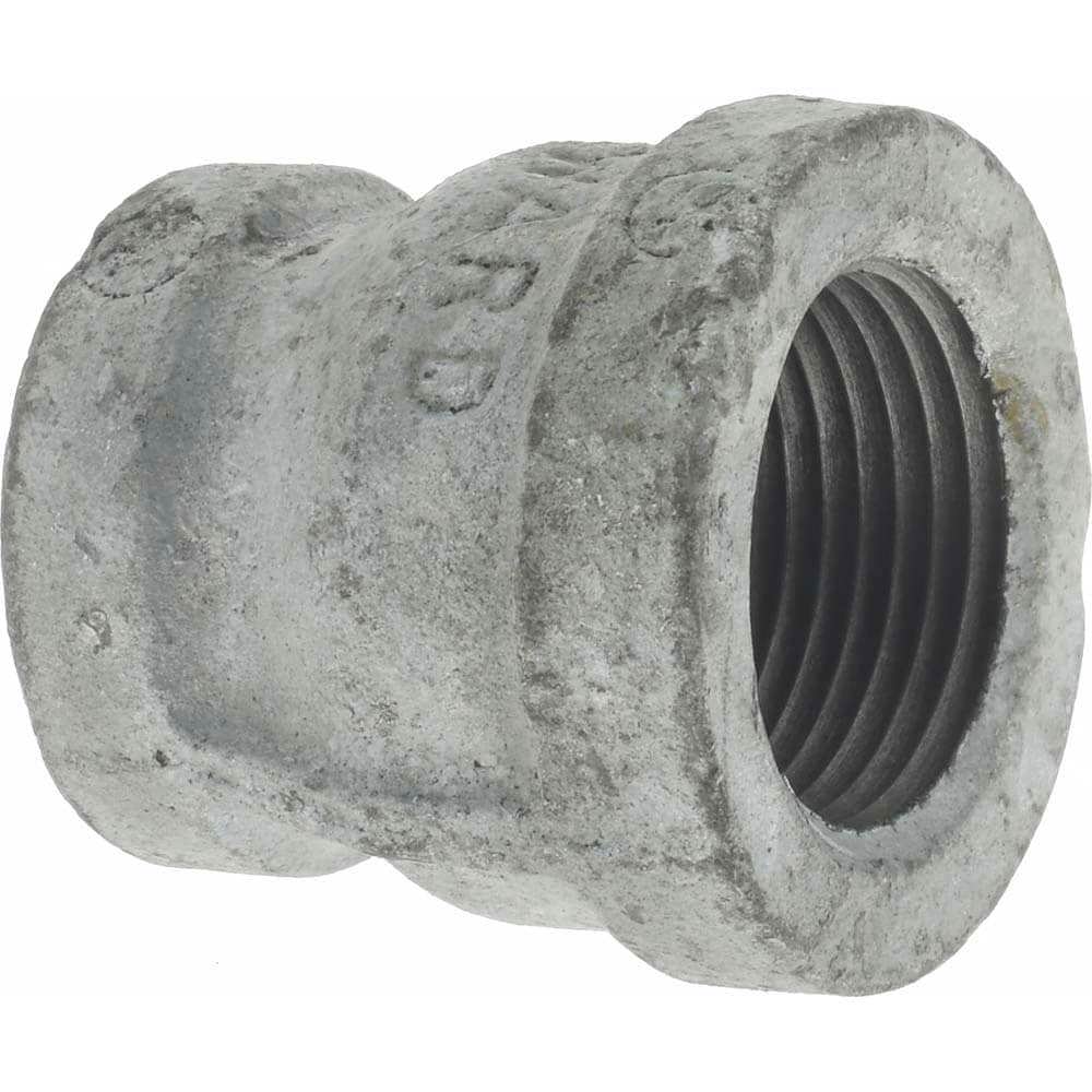 Malleable Iron Pipe Reducing Coupling: 3/4 x 1/2