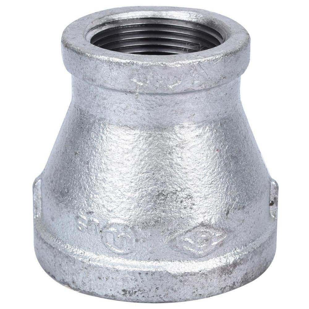 Malleable Iron Pipe Reducing Coupling: 2 x 1-1/4