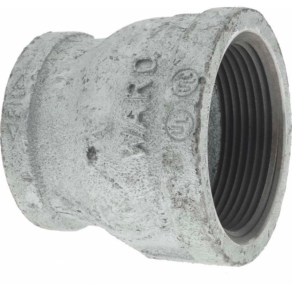 Malleable Iron Pipe Reducing Coupling: 2-1/2 x 2