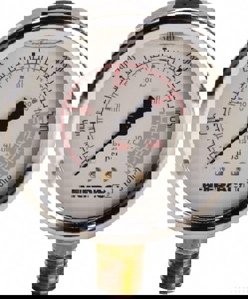 0 - 6,000 psi Liquid-Filled Hydraulic Pressure Gauge