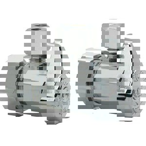 LF 1/2 COMP X 3/8 COMP QT ANG ST CP