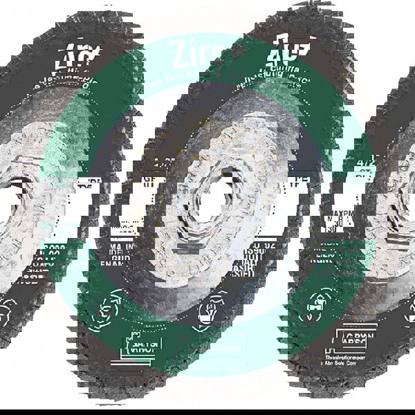 Flap Disc: 5/8-11 Hole, 40 Grit, Zirconia Alumina, Type 29