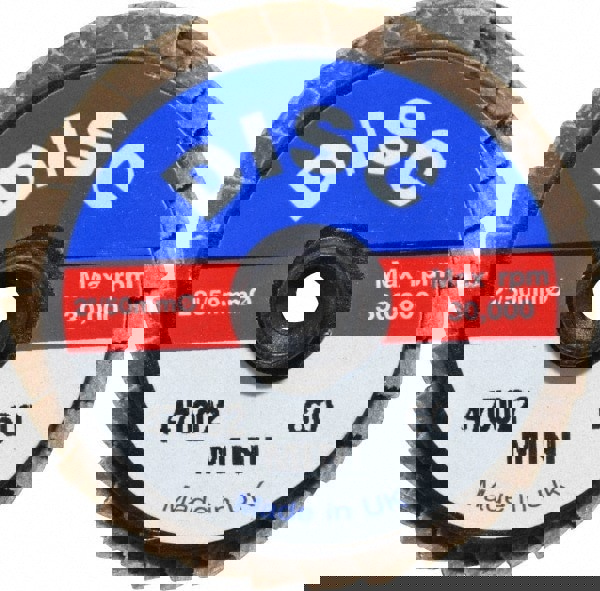 Flap Disc: 60 Grit, Zirconia Alumina, Type 27