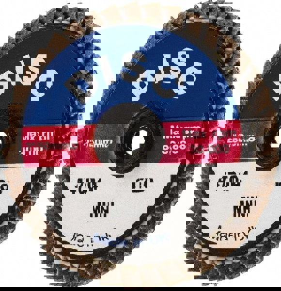 Flap Disc: 120 Grit, Zirconia Alumina, Type 27