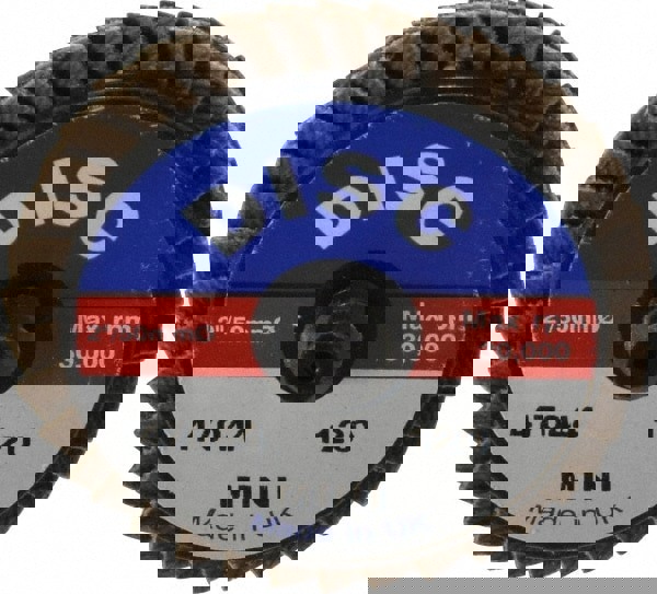 Flap Disc: 120 Grit, Zirconia Alumina, Type 27