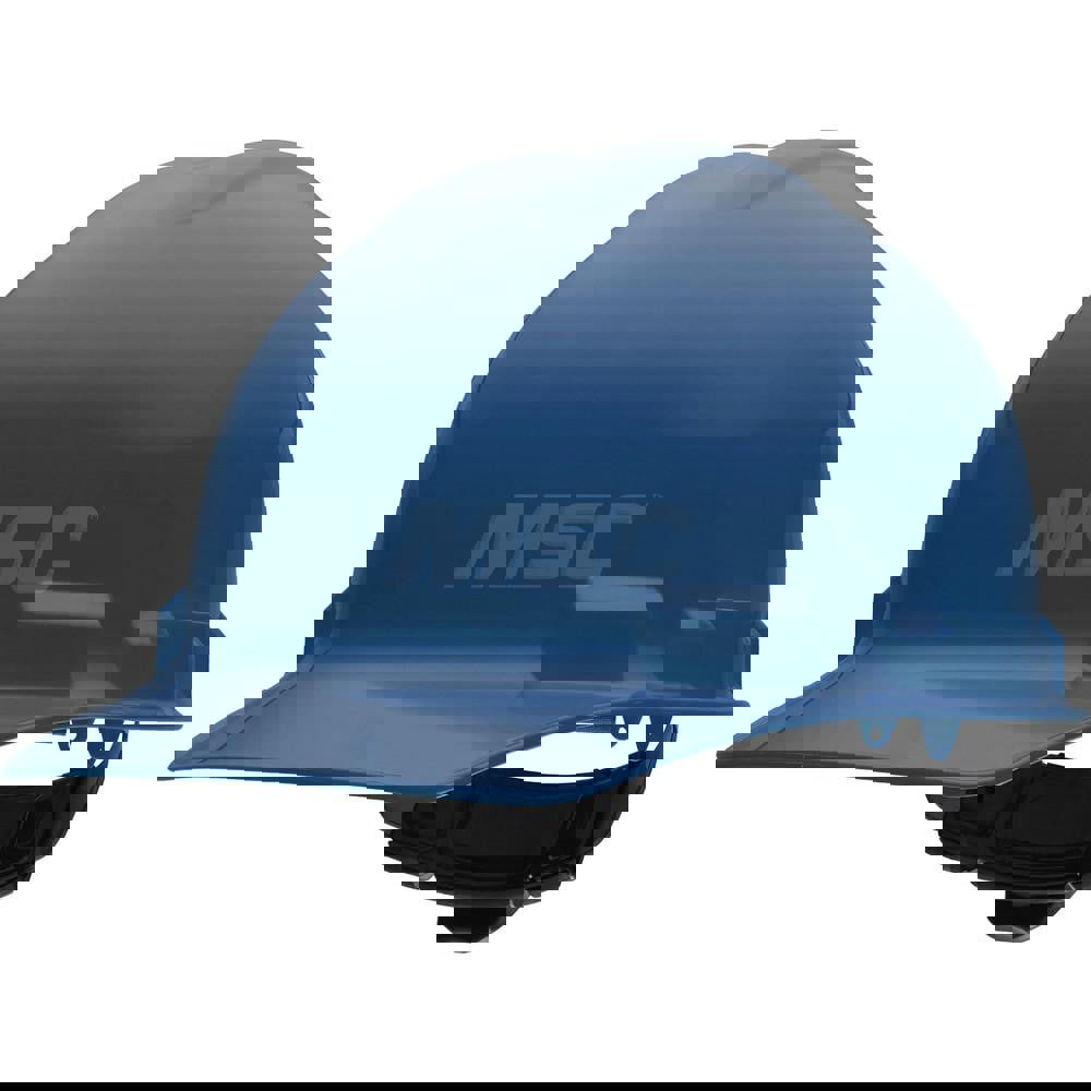 Hard Hat: Impact Resistant & Water Resistant, Front Brim, Class E & G, 4-Point Suspension