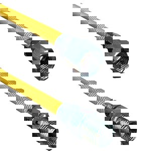 1/2 x 3/8 x 24 in. FIPS Gas Connector with Fitting in Yellow