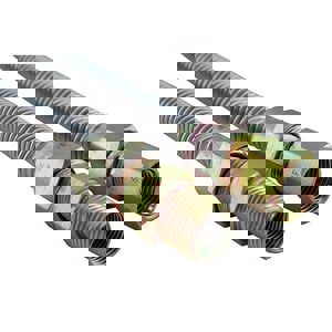 1/2 x 18 in. FIPS Gas Connector with Fitting in Stainless Steel