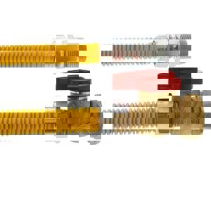 3/4 MIP X 3/4 FIP BV X 18 GAS CONN