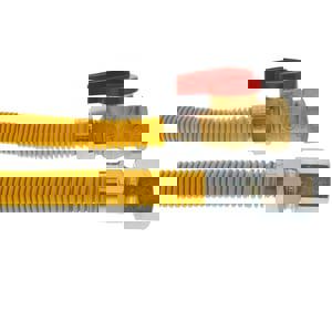 1/2 x 24 in. MIP x FIP 304 Stainless Steel Gas Connector