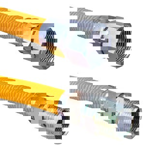 3/4 x 12 in. FIPS Gas Connector with Fitting in Yellow