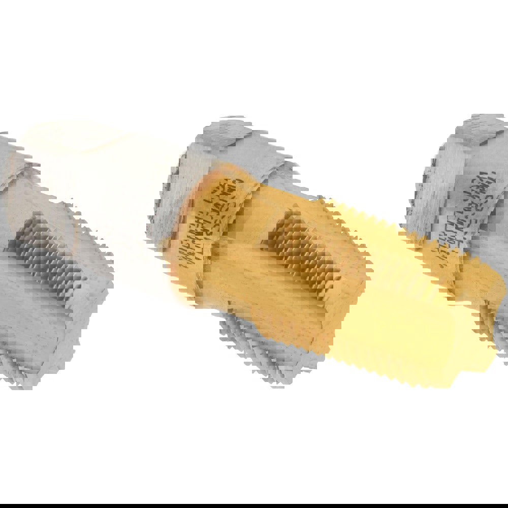 Standard Pipe Tap: 3/8-18, NPT, 4 Flutes, High Speed Steel, TiN Finish