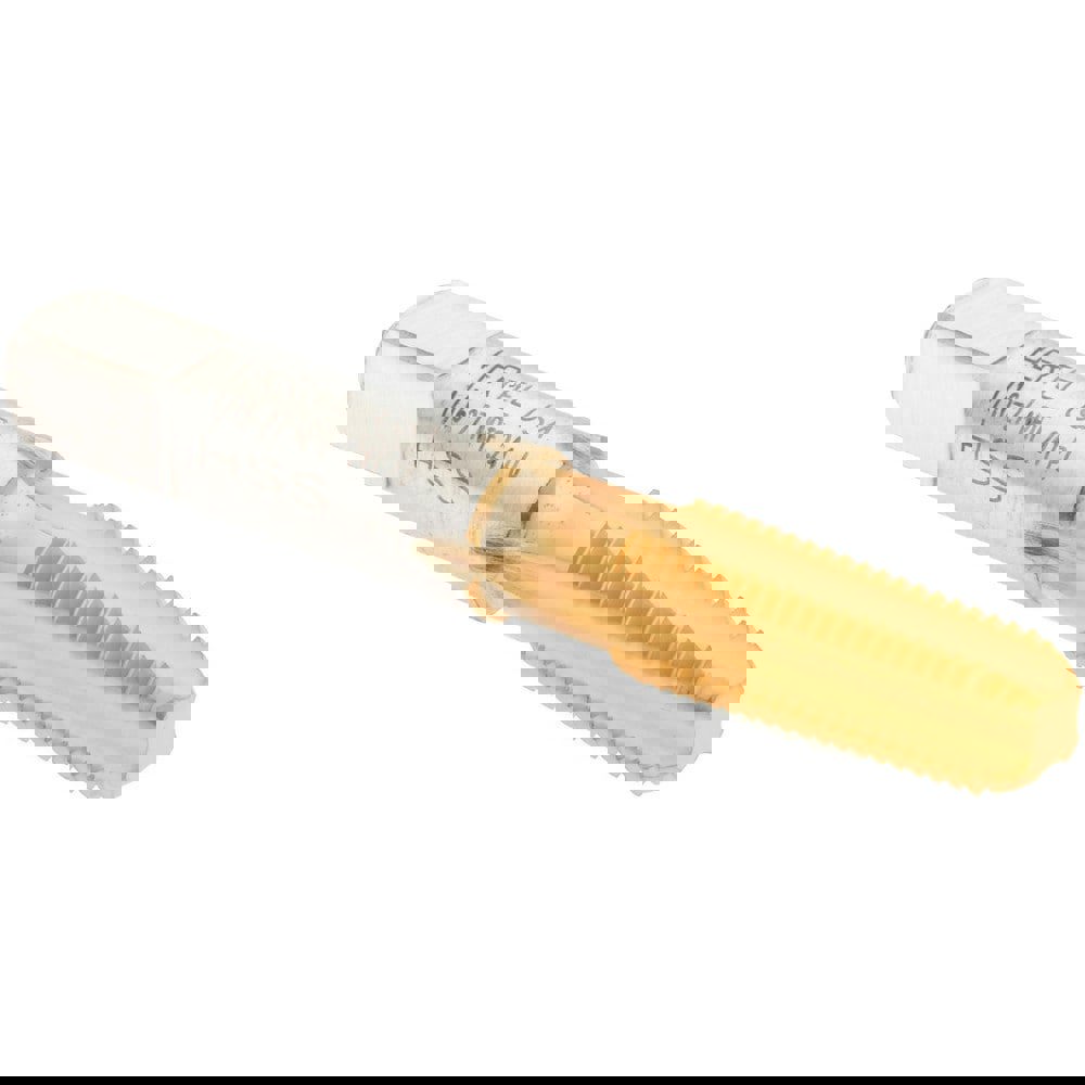 Standard Pipe Tap: 1/16-27, NPTF, 4 Flutes, High Speed Steel, TiN Finish