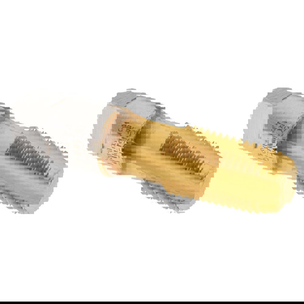 Standard Pipe Tap: 1/4-18, NPTF, 4 Flutes, High Speed Steel, TiN Finish