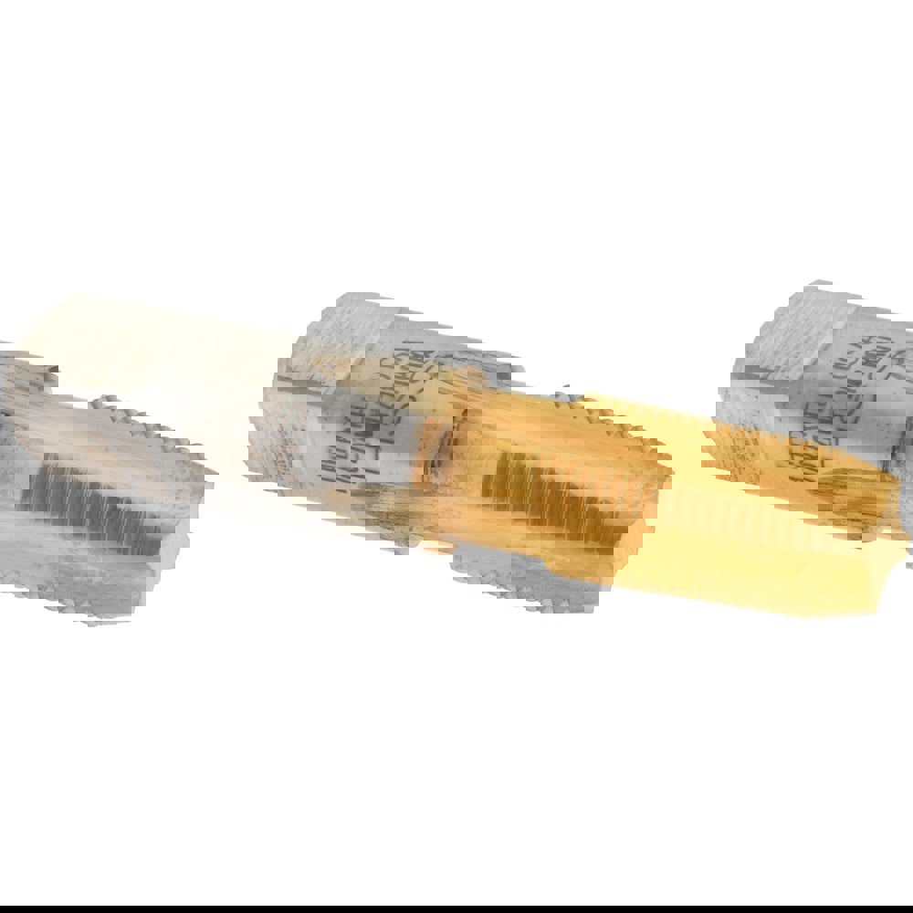 Standard Pipe Tap: 1/8-27, NPT, 4 Flutes, High Speed Steel, TiN Finish