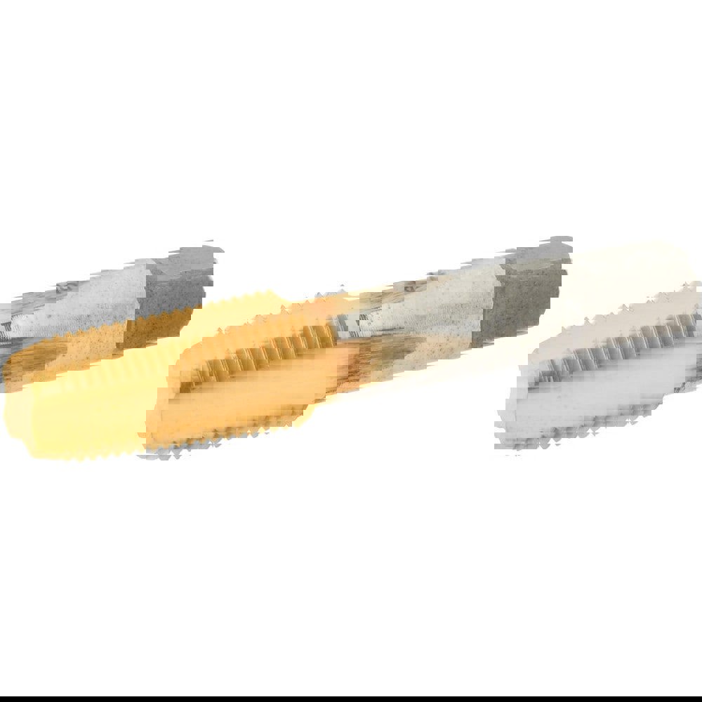 Standard Pipe Tap: 1/8-27, NPTF, 4 Flutes, High Speed Steel, TiN Finish