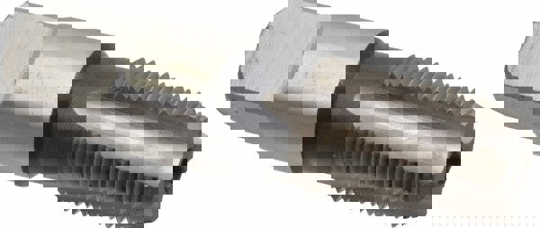 Standard Pipe Tap: 3/8-18, NPTF, 4 Flutes, High Speed Steel, Bright/Uncoated