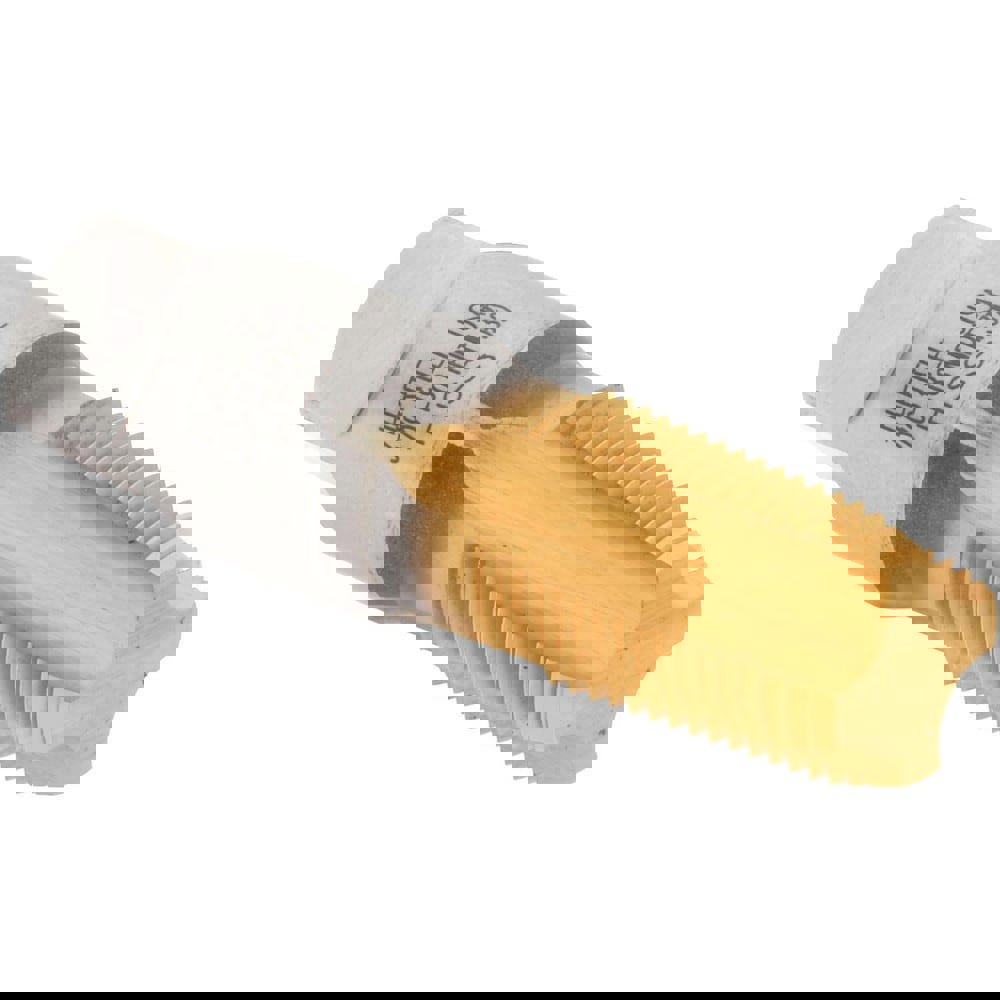 Standard Pipe Tap: 3/8-18, NPTF, 4 Flutes, High Speed Steel, TiN Finish