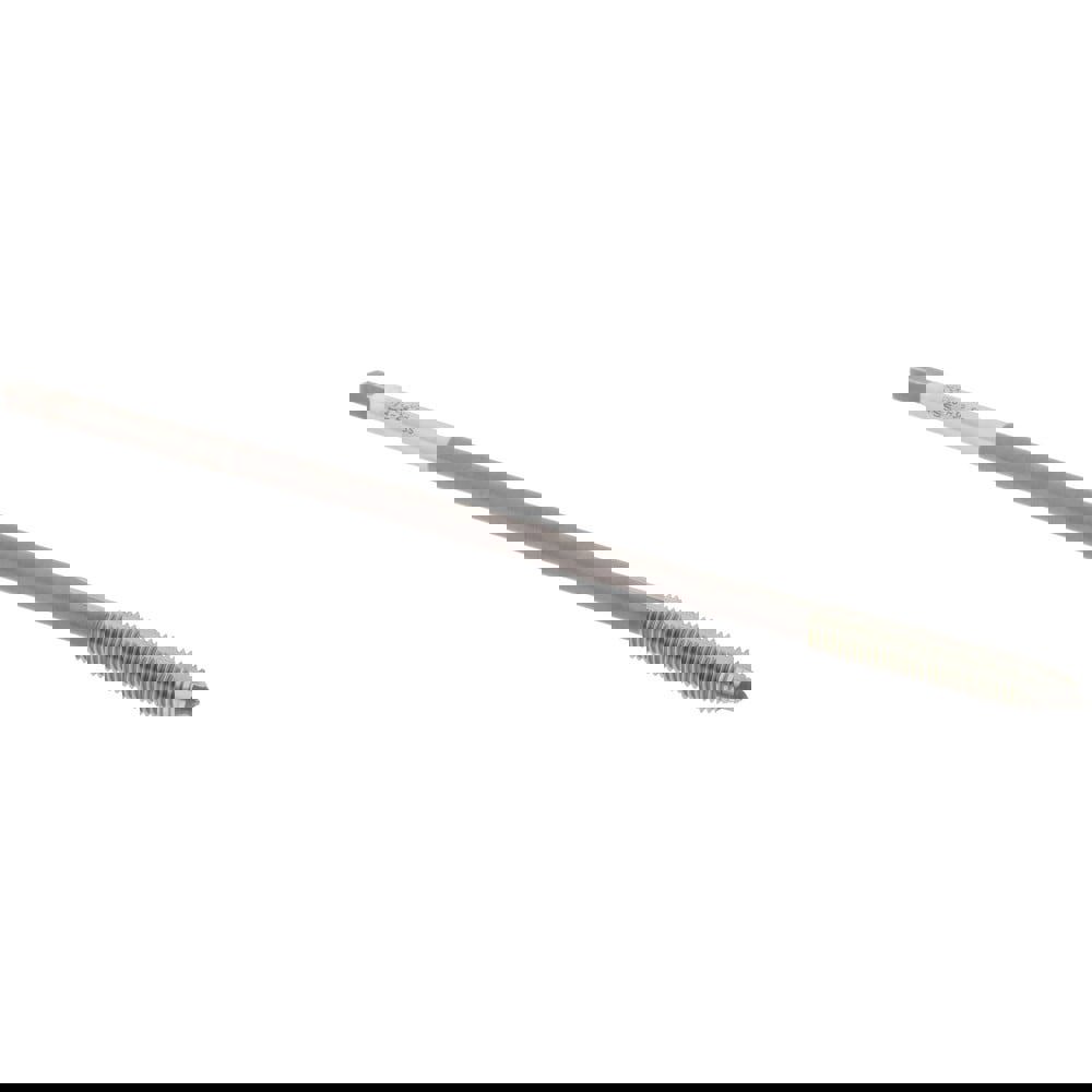 Extension Tap: 1/4-28, 2 Flutes, H3, Bright/Uncoated, High Speed Steel, Spiral Point