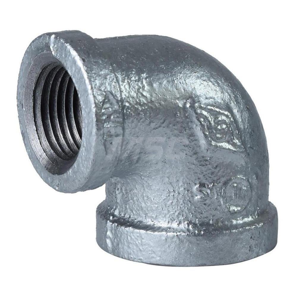 Malleable Iron Pipe Reducing Elbow: 3/4 x 1/2