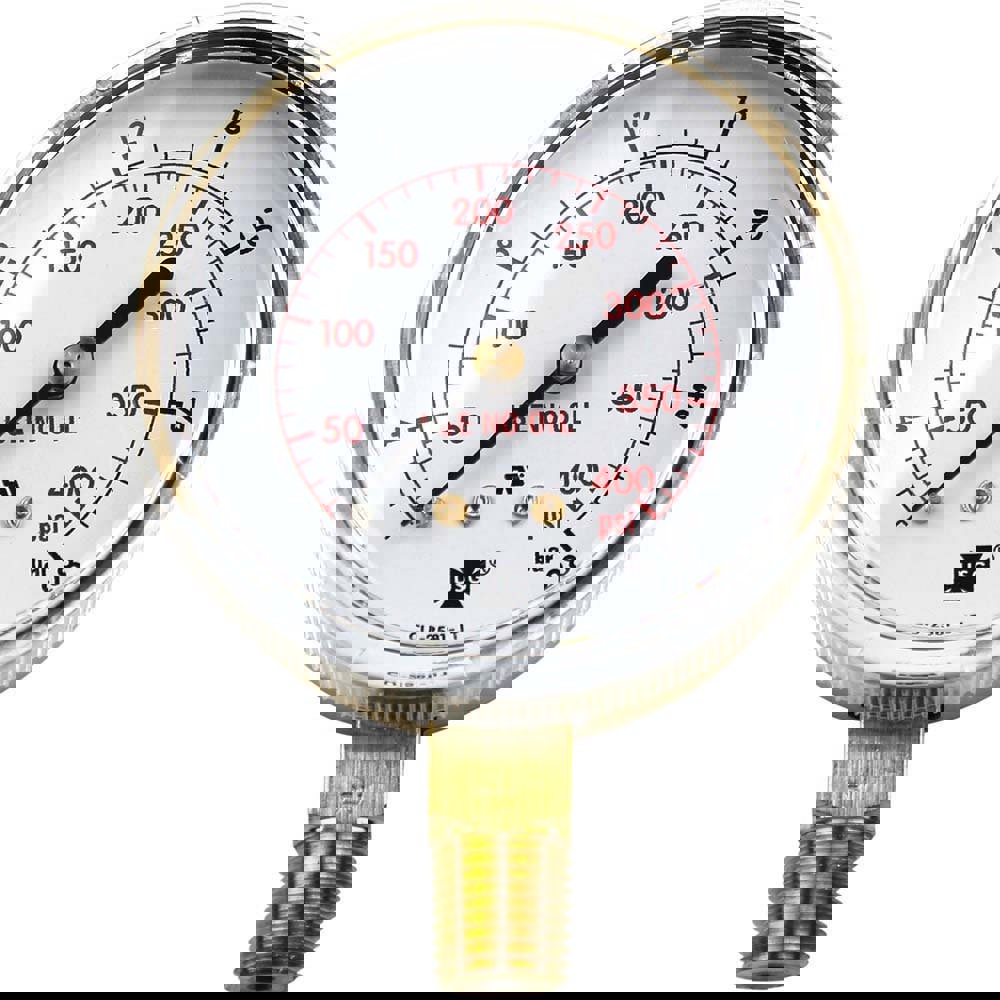 Brass Pressure Gauge, 1/4