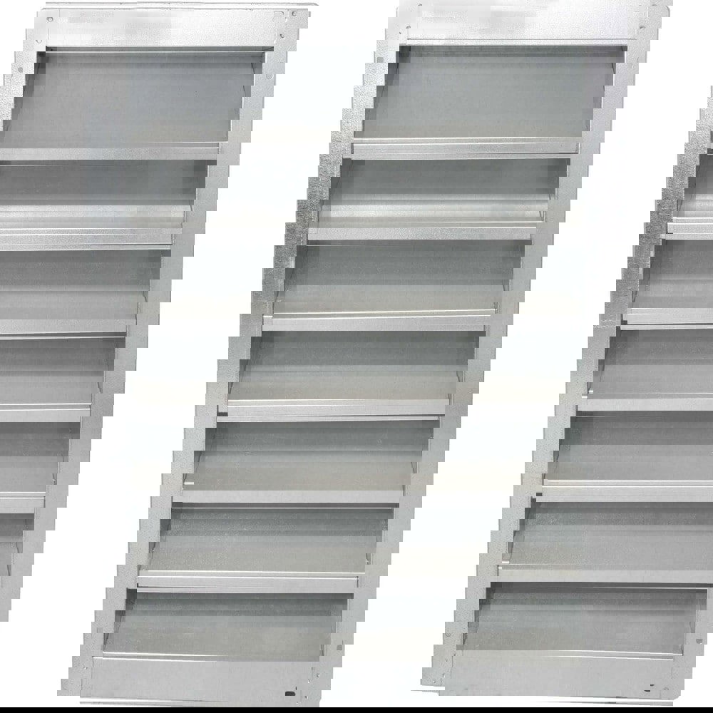 Louvers; Type: Galvanized; Adjustable Width; Intake or Exhaust ; Depth (Inch): 4 ; Height (Inch): 36 ; Width: 24-36