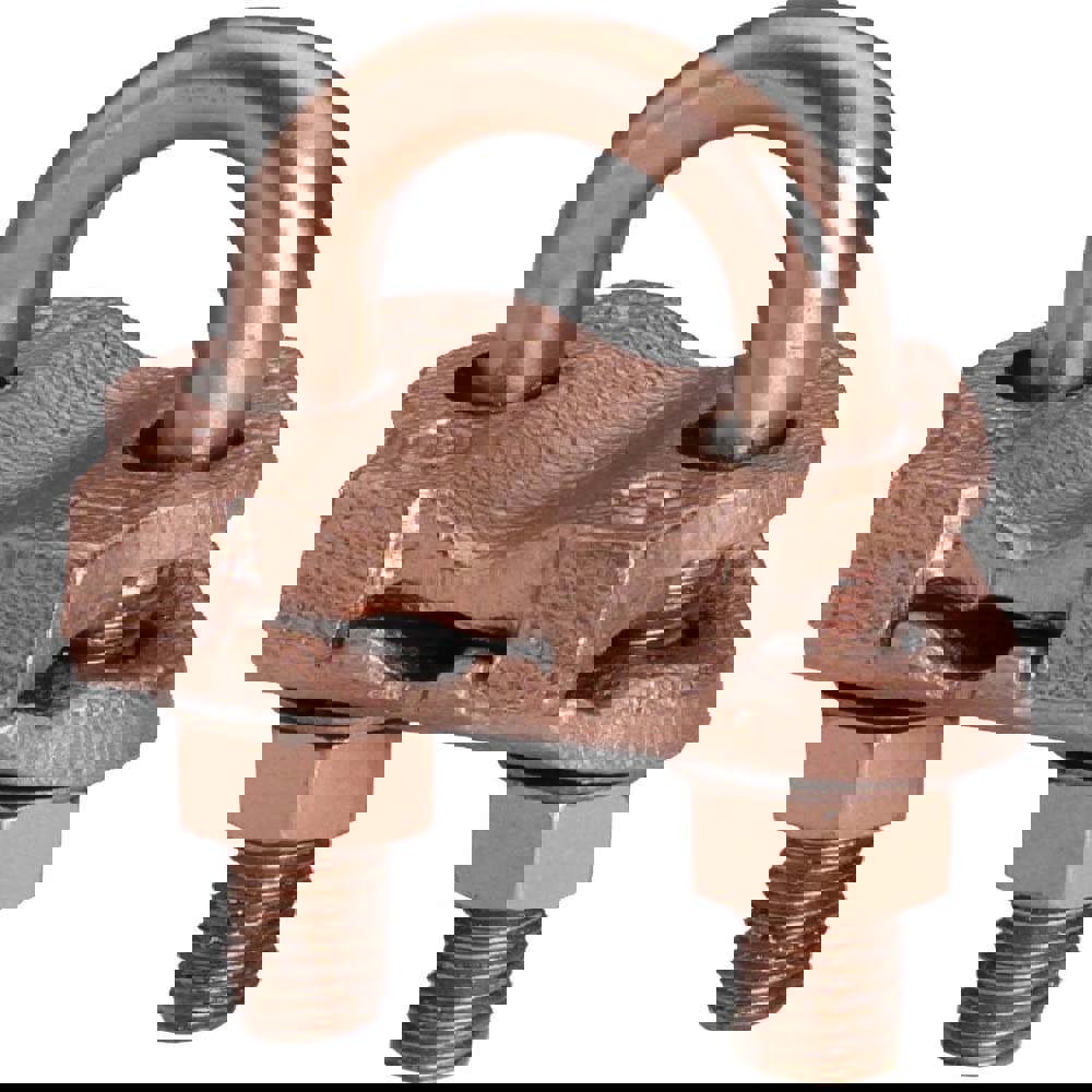 Grounding Clamps; Clamp Type: Grounding Clamp ; Compatible Rod Diameter (Inch): 3-3-1/2 ; Maximum Compatible Pipe Size (Inch): 3 ; Compatible Wire Size (AWG): 4-2/0 ; Overall Length (Decimal Inch): 1.56 ; Material: Copper Alloy