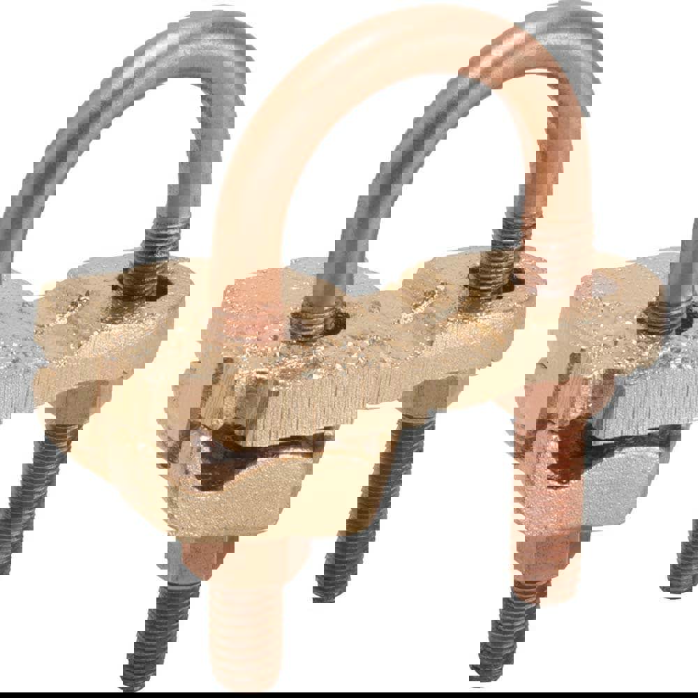 Grounding Clamps; Clamp Type: Grounding Clamp ; Compatible Rod Diameter (Inch): 4-5 ; Minimum Compatible Pipe Size (Inch): 4 ; Maximum Compatible Pipe Size (Inch): 5 ; Compatible Wire Size (AWG): 4-4/0 ; Overall Length (Decimal Inch): 1-3/4