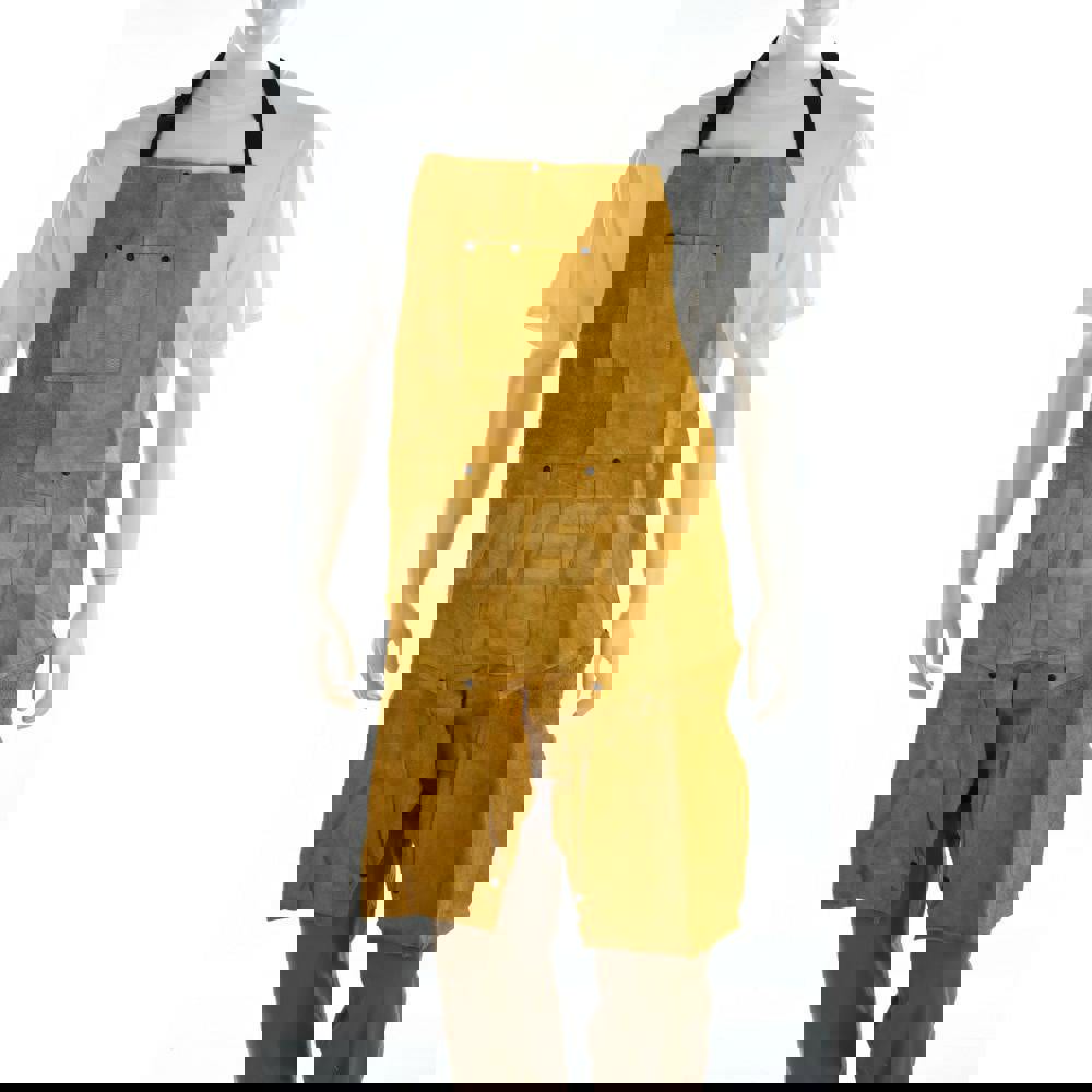 Split Leg Apron: 11 oz, Leather