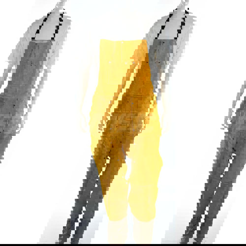 Split Leg Apron: 11 oz, Leather