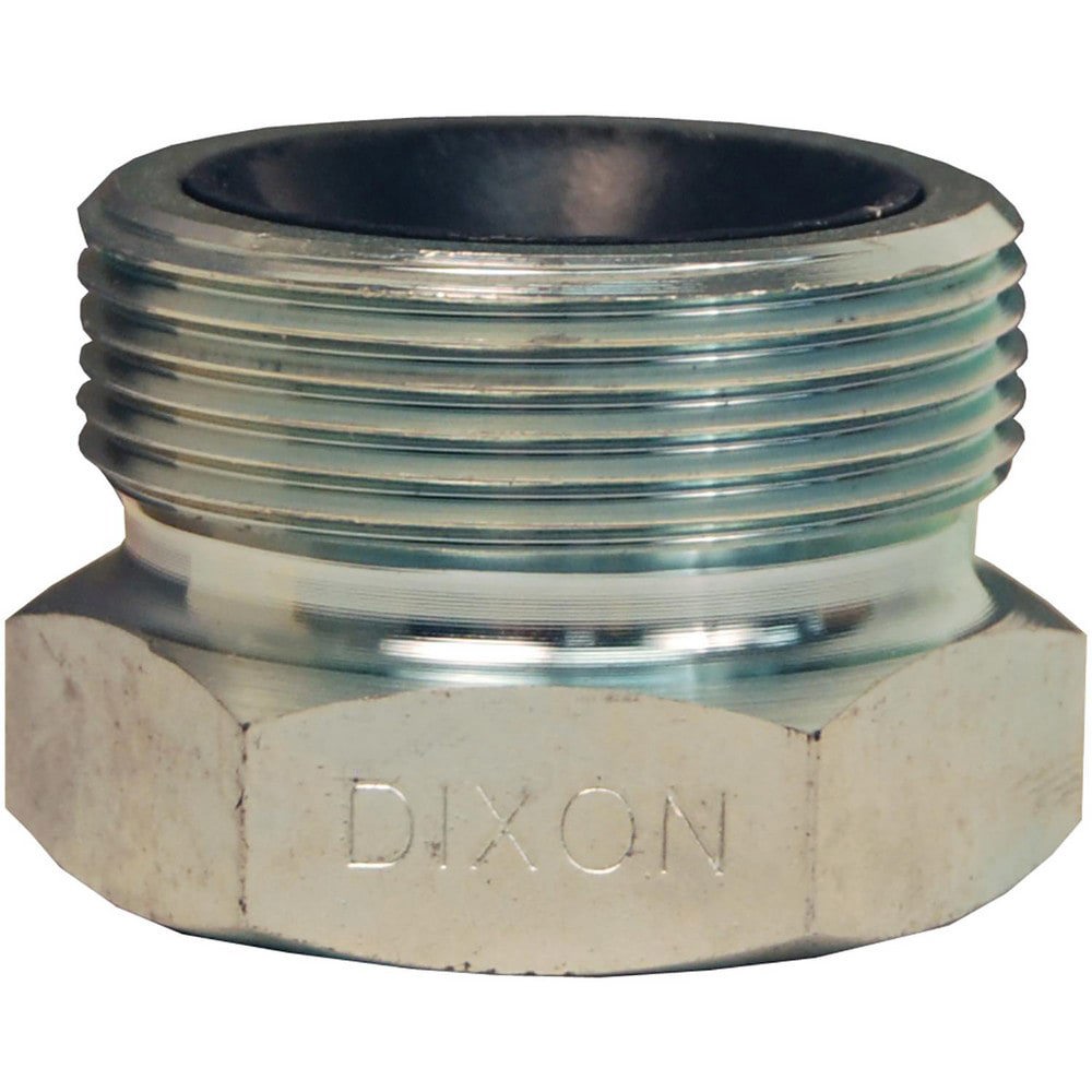 Ground Joint Hose Couplings; Thread Type: FNPT x MNPSM ; Thread Size: 1/2; 1 ; Type: Spud ; Material: Plated Steel ; Size: 1/2 in ; Style: Female Spud