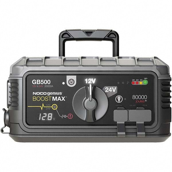 Automotive Battery Chargers & Jump Starters; Jump Starter Type: Battery ; Amperage Rating: 6250 ; Starter Amperage: 12 ; Voltage: 5250 ; DC Output: 12.8 ; Overall Width: 8.20in