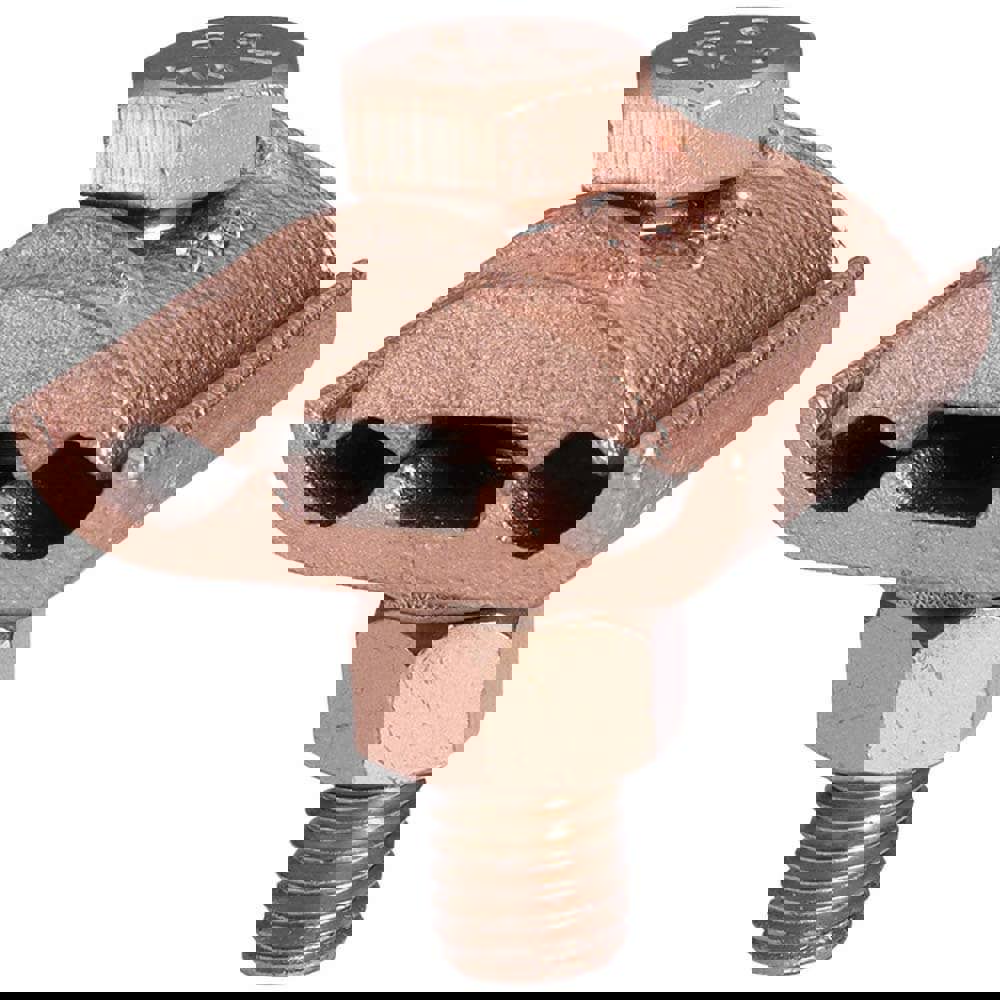 Grounding Clamps; Clamp Type: Grounding Clamp ; Overall Length (Decimal Inch): 1.62 ; Material: Copper Alloy ; Standards Met: EU RoHS Indicator; RoHS CM Compliant; UL 467; UL Listed Direct Burial