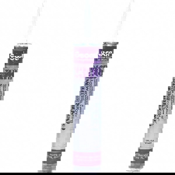 Sealant: 10.3 oz Tube, Clear, Tripolymer