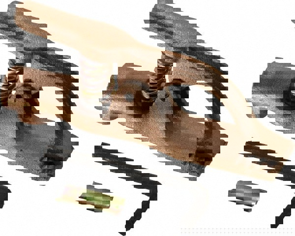 1 Inch Jaw Opening, 2 Inch Jaw Depth, 200 Amp Rating, Copper Alloy Flat Jaw Welding Ground Clamp