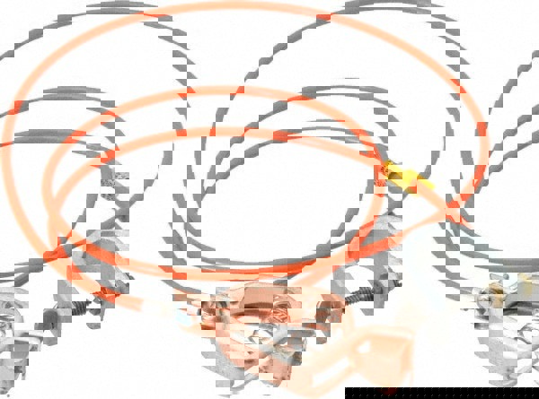 19 AWG, 5 Ft., Alligator Clip, C-Clamp, Grounding Cable with Clamps