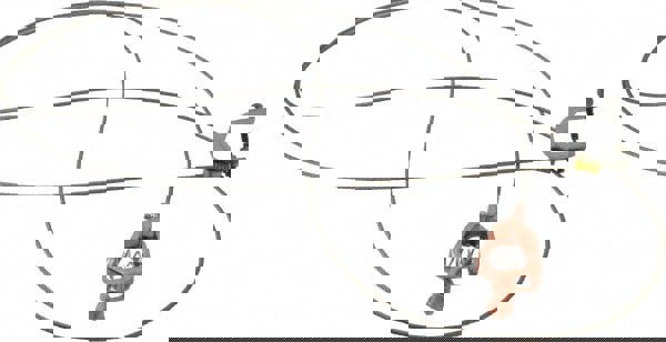 19 AWG, 10 Ft., Alligator Clip, C-Clamp, Grounding Cable with Clamps