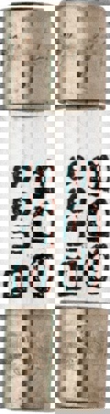 Cartridge Fast-Acting Fuse: 0.1 A, 20 mm OAL, 5 mm Dia