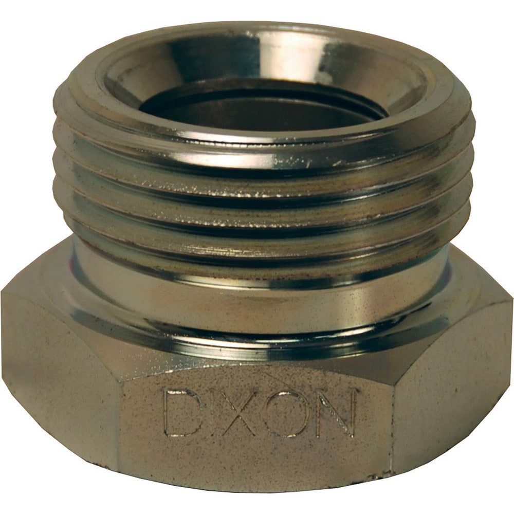 Ground Joint Hose Couplings; Thread Type: FNPT x UN ; Thread Size: 1; 1-3/4 ; Type: Spud ; Material: Plated Steel ; Size: 1 in ; Style: Female Spud