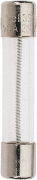 Cylindrical Time Delay Fuse: 1.8 A, 1-1/4