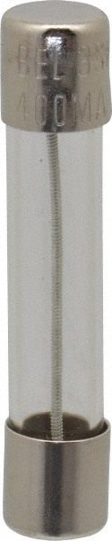 Cylindrical Time Delay Fuse: 0.4 A, 1-1/4