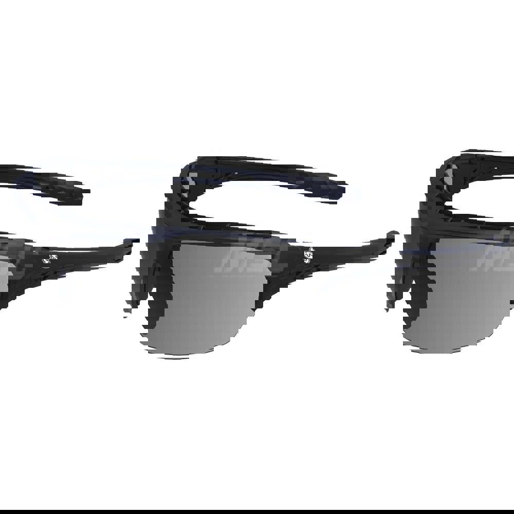 Safety Glass: Anti-Fog & Anti-Scratch, Polycarbonate, Smoke Lenses, Half-Framed