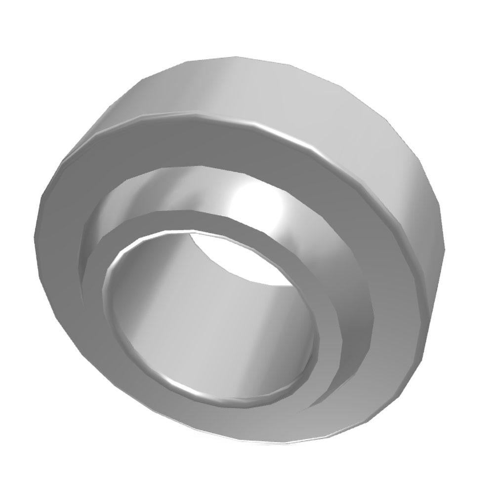 90mm Bore Diam, 110,250 Lb Dynamic Capacity, Spherical Plain Bearing